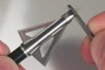 Loosen the broadhead tip with the supplied wrench