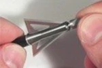 Unscrew the broadhead tip counter clockwise